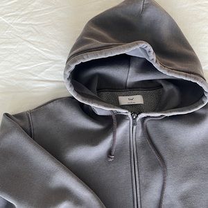 TNA Cozy Fleece Boyfriend Zip Hoodie
